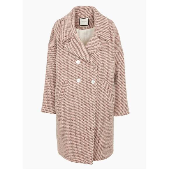 NEW BERENICE laine coat in beige - Picture 5 of 5